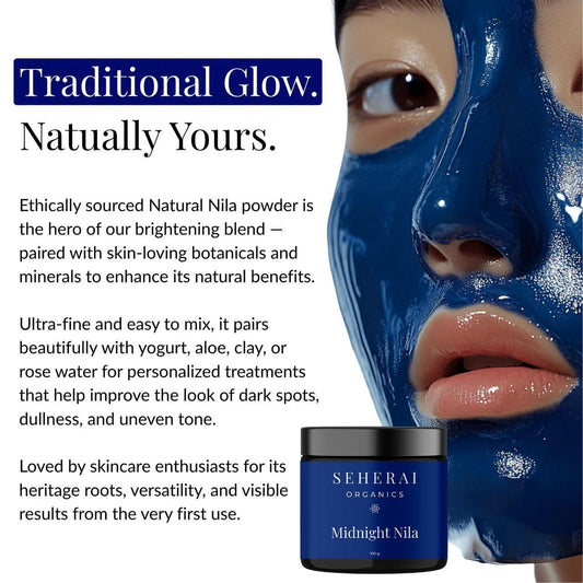 The Original Midnight Nila Brightening Powder – Luxury Skin Glow Duo