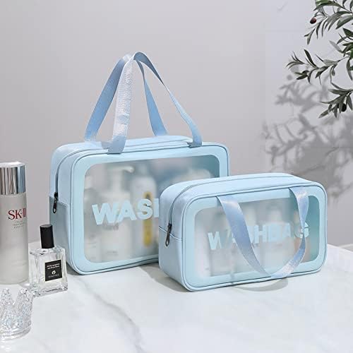 Travel Makeup Pouch Set of 3 | Waterproof Cosmetic Organizer