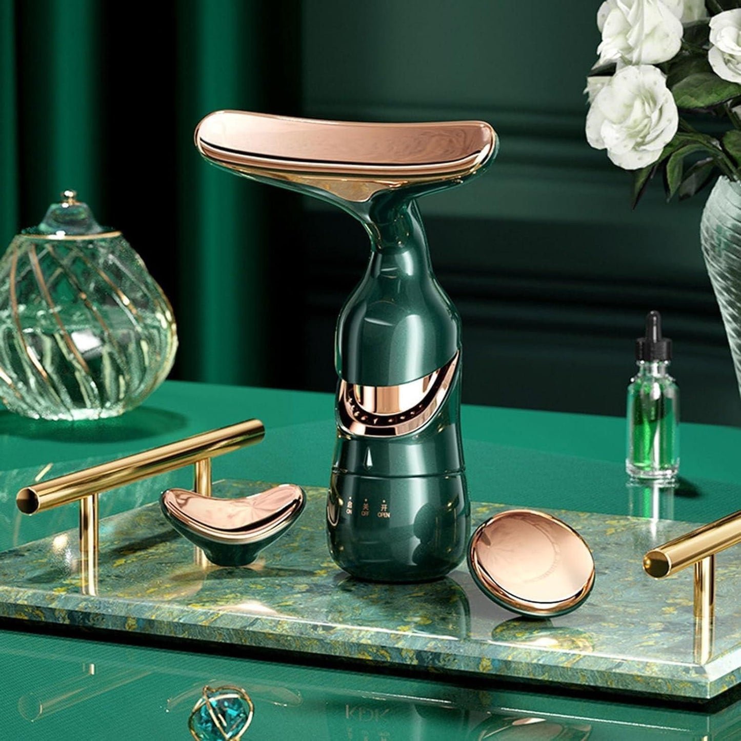 3-in-1 Anti-Wrinkle Facial Massager for Lifting, Firming & Glowing Skin