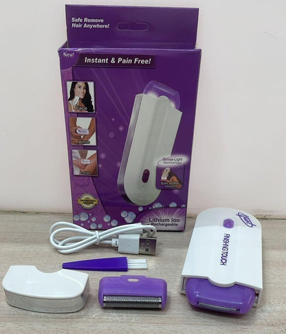 Instant Painless Rechargeable Hair Remover – Face & Body Precision Shaver