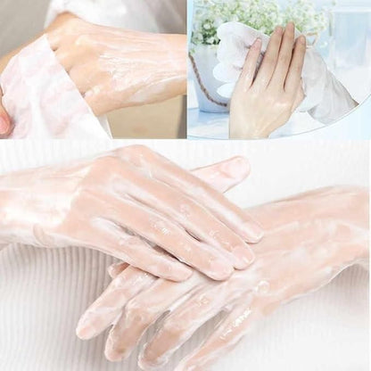 Silky & Exfoliating Hand Mask Gloves – Intensive Nourishment & Spa-Soft Hands