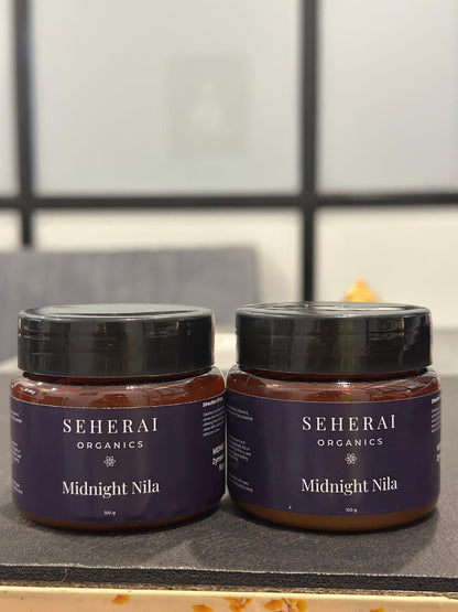 The Original Midnight Nila Brightening Powder – Luxury Skin Glow Duo