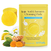 Turmeric Kojic Acid Brightening Cleansing Pads – 20 PCS