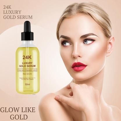 24K Luxury Gold Face Serum – Radiance-Boosting, Brightening & Nourishing Glow Elixir (Pack of 2 × 30ml)