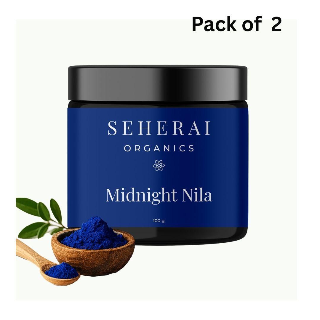 The Original Midnight Nila Brightening Powder – Luxury Skin Glow Duo