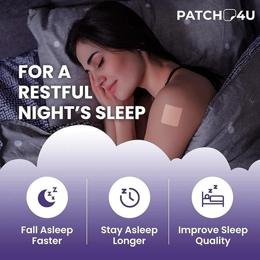 10 Sleep Patches – Calming, Nighttime Wellness Patches for Restful Relaxation | Pack of 10