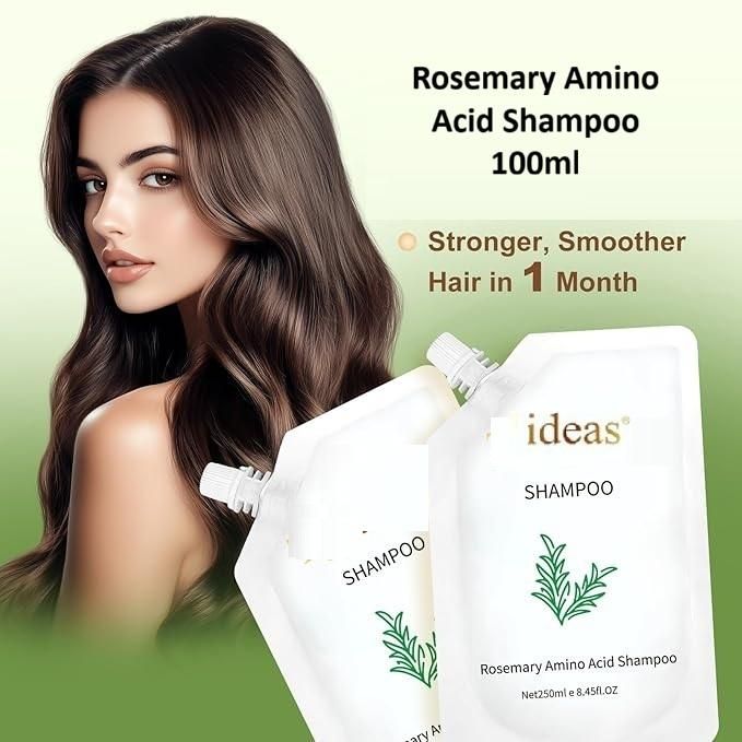 Rosemary Amino Acid Shampoo for Hair Fall Control & Scalp Strengthening – Pack of 2 (100ml Each)