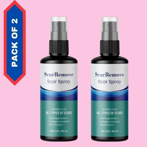 Scar Removal Spray (Pack of 2) – Fast Healing for Scars, Marks & Blemishes