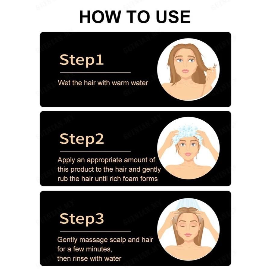 Anti Hair Loss Shampoo – Root Strengthening, Growth-Boosting & Deep-Cleansing Formula (600ml, Pack of 2)