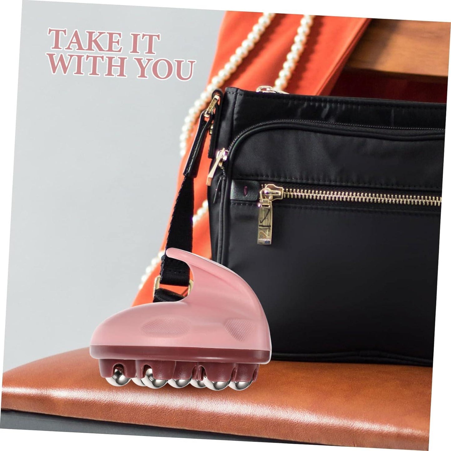 360° Rotating Facial Beauty Massager – Magnetic Bead Hand Massager for Smooth, Relaxing Skin Massage