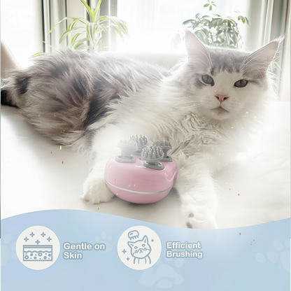 Head Massager For Scalp – Electric Scalp Massager, Hair Growth Stimulator & Full Body Relaxation Tool (Human + Pet Friendly)