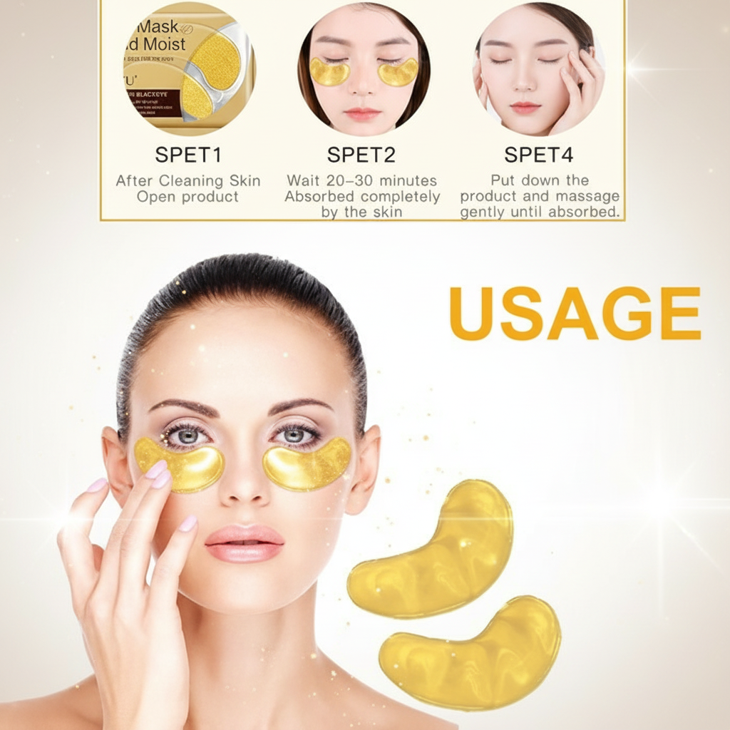 Gold Collagen Under Eye Mask – Radiance & Repair Treatment