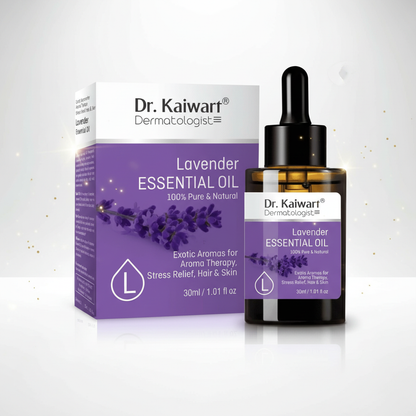 Lavender Essential Oil – Pure Aromatherapy, Hair & Skin Wellness, Stress Relief