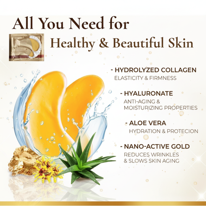 Gold Collagen Under Eye Mask – Radiance & Repair Treatment