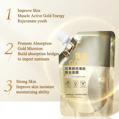Gold Snake Venom Retinol Mask – Pore Purifying Treatment