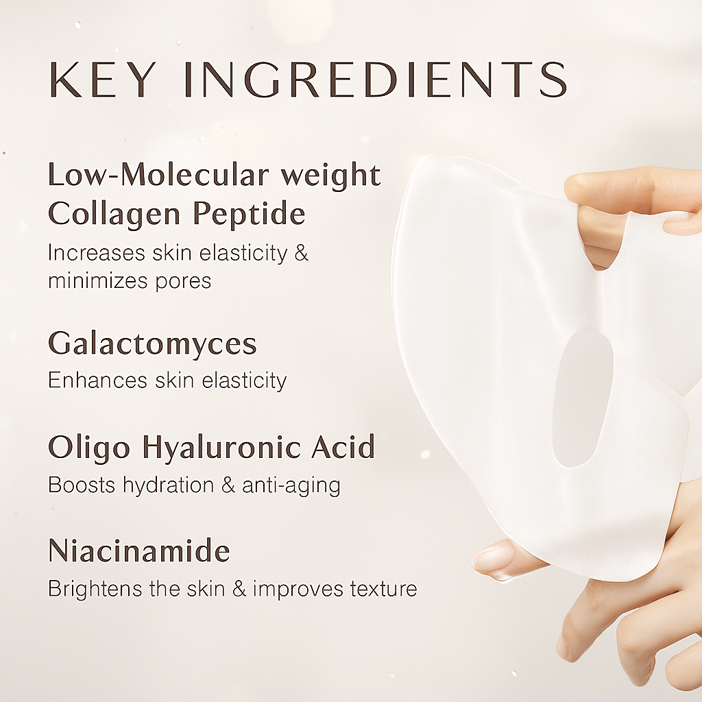 Korean Bio-Collagen Deep Repair Overnight Face Mask (Pack of 2) – Intensive Hydration, Firming & Glass-Skin Radiance